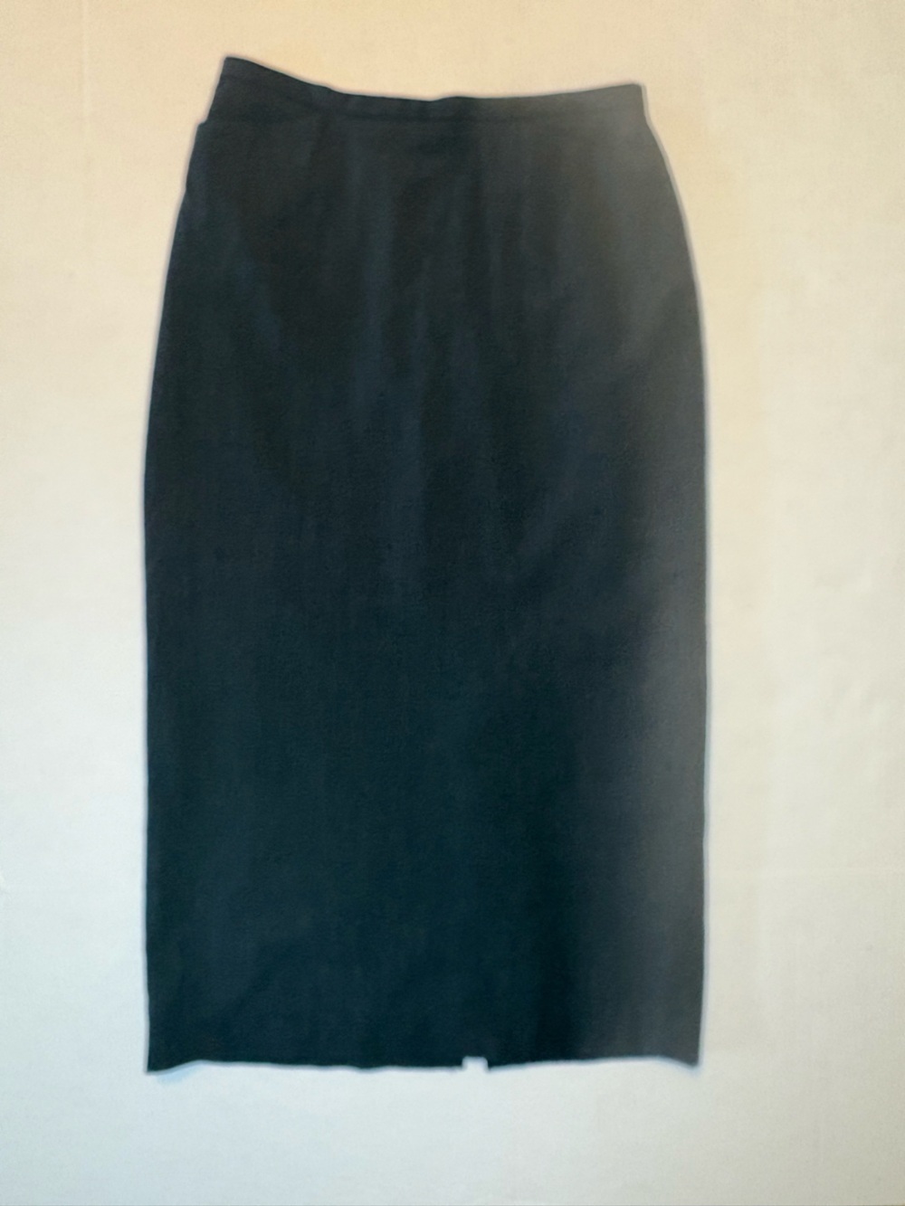 Petite Sophisticate Stretch VTG  Women’s Black Wool Blend Pencil Skirt Size 4